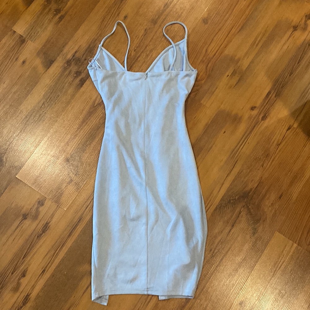 Ice Blue AKIRA sexy dress - Picture 5 of 6